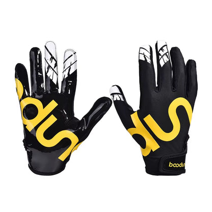 1 Pair Baseball Batting Gloves American Football Gloves Men Women anti Slip Gel Softball Baseball Hitter Gloves 1073