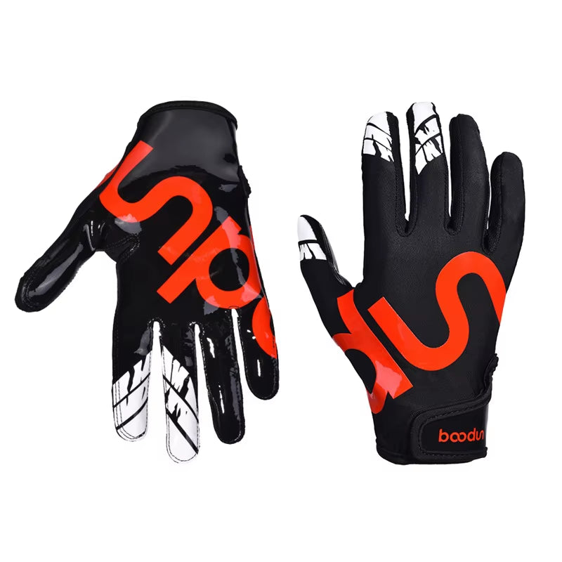 1 Pair Baseball Batting Gloves American Football Gloves Men Women anti Slip Gel Softball Baseball Hitter Gloves 1073